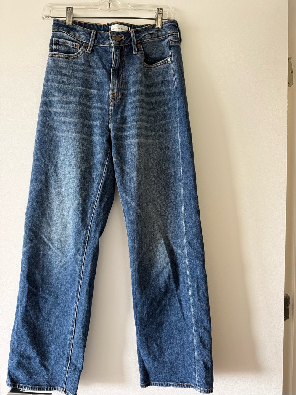 Articles of Society High Waisted Wide Leg Jeans